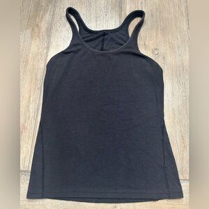 Lululemon Black Scoop Neck Tank